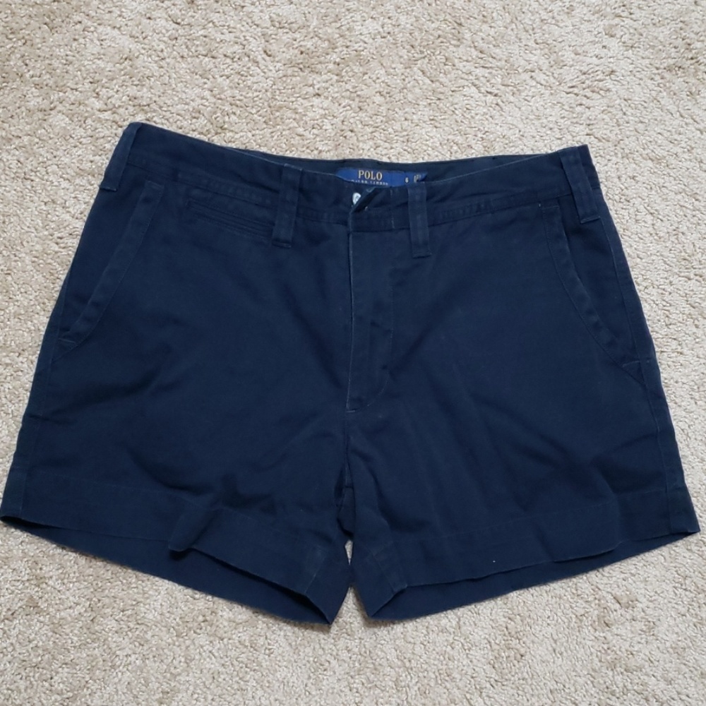 Size 6 Ralph Lauren Polo Navy Blue Shorts